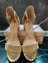 Нови елегантни бежови сандали Zapatos с дебел ток – Номер 38, снимка 4