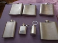 Павур флашка за алкохол 7броя Jack Daniels-7Oz,Hip flask,Busmills-6Oz,Glenmorangie-3.5 Oz, снимка 1