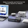 Нов GiGaPlus GP-GS0802P 10-Port Gigabit PoE+ Switch – 8 PoE порта + 2 Gigabit Uplink мрежов суитч , снимка 3