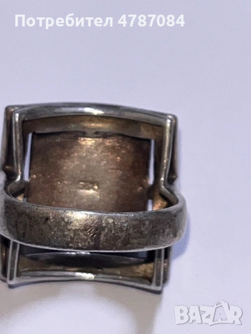Сребърни пръстени, снимка 8 - Обеци - 54087666