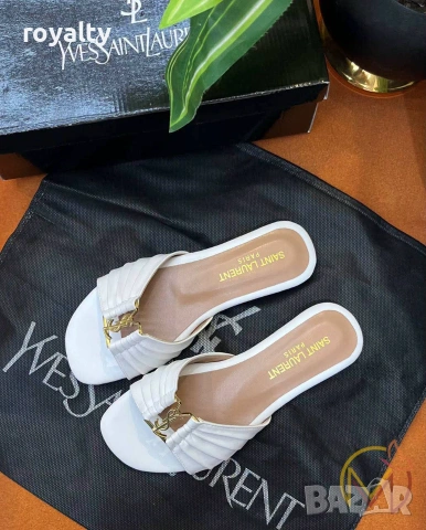 Yves Saint Laurent Нови Дамски Чехли Различни Цветове YSL, снимка 4 - Чехли - 55152641