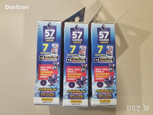 Panini Adrenalyne XL.Plus - 3 кутии - 21 пакета, снимка 2 - Колекции - 54992006