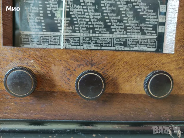 Дървено радио Philips 614B, 1940/1941 г., снимка 3 - Други ценни предмети - 55340867