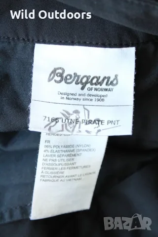 BERGANS Utne pirate pants - мъжки къси панталони, размер L, снимка 4 - Спортни дрехи, екипи - 55644803