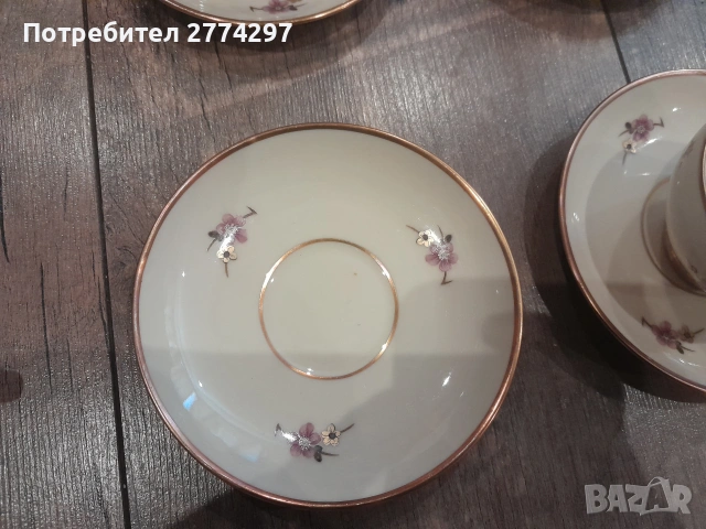 Страхотен Датски винтидж сервиз за кафе , снимка 4 - Сервизи - 55090046