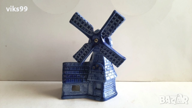 Порцеланова Delft Blue Holland вятърна мелница, снимка 2 - Колекции - 54702689
