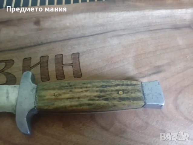  Ловен нож с дръжка от рог, снимка 4 - Ножове - 55332158