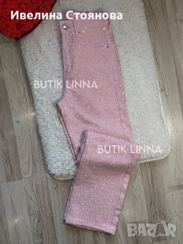 Дънки камъни розови, снимка 4 - Дънки - 54013072