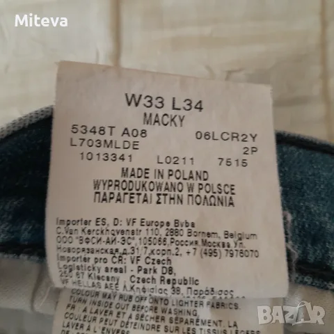 Мъжки дънки Lee ,р-р 33, снимка 3 - Дънки - 55548691