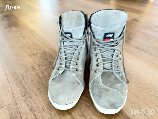 Италиански обувки за мотор номер 42 LS2 DOWNTOWN MAN BOOTS WP DARK GREY 42
