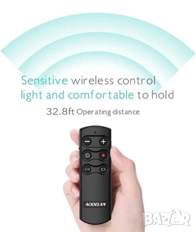 Aodelan RMT-P1BTA  дистанционно управление за фотоапарати Sony A6700 ZV-E10 A7IV A7RV A6400 FX30 A7C, снимка 8 - Фотоапарати - 54695998