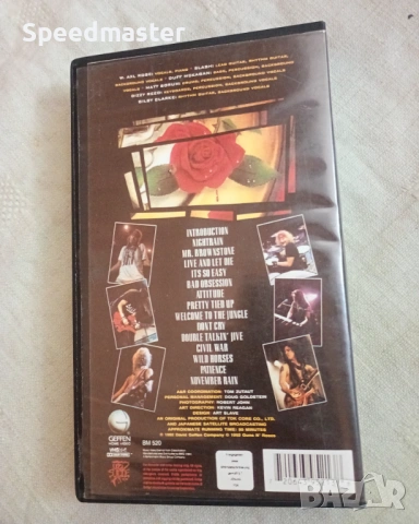 VHS Guns N Roses, снимка 3 - Други музикални жанрове - 54589428