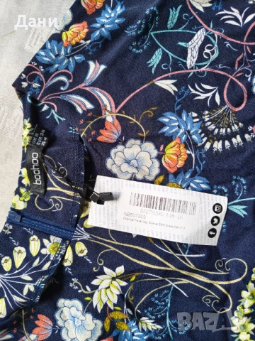 Лот от 3 броя ЧИСТО НОВИ рокли Boohoo (Размер UK 8 / EU 36), снимка 12 - Рокли - 54659673
