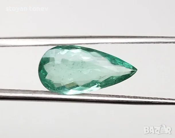  Естествен синкаво-зелен ПАРАИБА турмалин 2.68 карата с американски ГАЛ сертификат от Ню Йорк!, снимка 7 - Други - 55337062