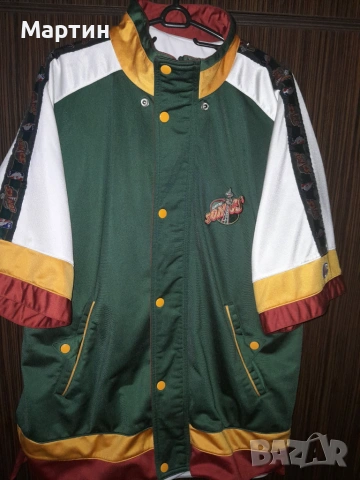  Rетро тренировъчно горнище Champion Seattle Sonics NBA , снимка 7 - Спортни дрехи, екипи - 55234341