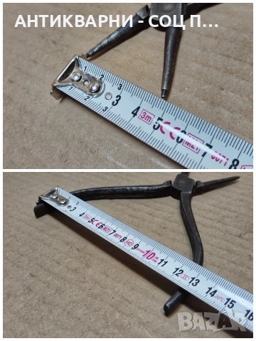 Стари Соц Зегер Клещи. / НОМЕР 473., снимка 9 - Антикварни и старинни предмети - 54032616