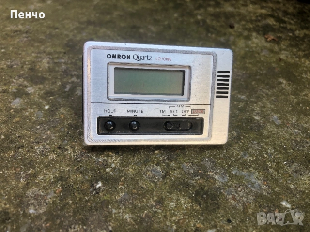 стар туристически часовник-будилник "OMRON" Quartz - MADE IN JAPAN, снимка 8 - Антикварни и старинни предмети - 54806561