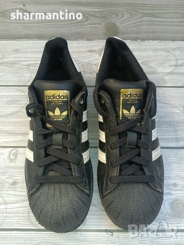Adidas N 36 Superstar кожени, снимка 2 - Маратонки - 55063230