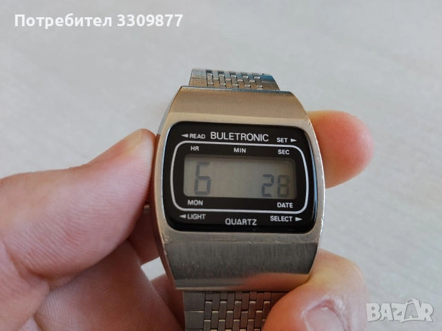 Лот ретро часовници Buletronic и Timeton, снимка 8 - Мъжки - 55079528