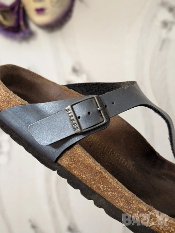 Birkenstock  чехли Gizeh Bs 1005301 номер 39, снимка 7 - Чехли - 55093795
