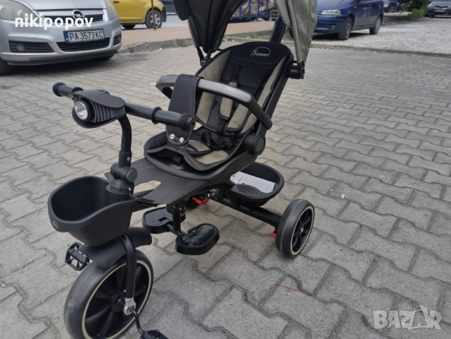 BYOX Детска триколка SUMMER зелен, снимка 11 - Детски велосипеди, триколки и коли - 54493867