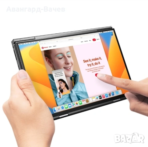 Лаптоп GPD DUO 13.3-инчов с два OLED екрана, снимка 9 - Лаптопи за игри - 55124731