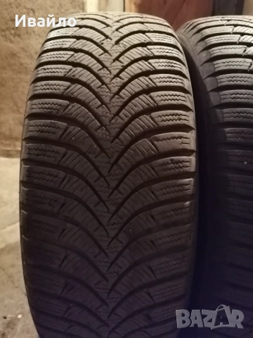 Продавам 2 броя зимни гуми 195.65.15 на 1 сезон дот 2021 Hankook , снимка 2 - Гуми и джанти - 54530101