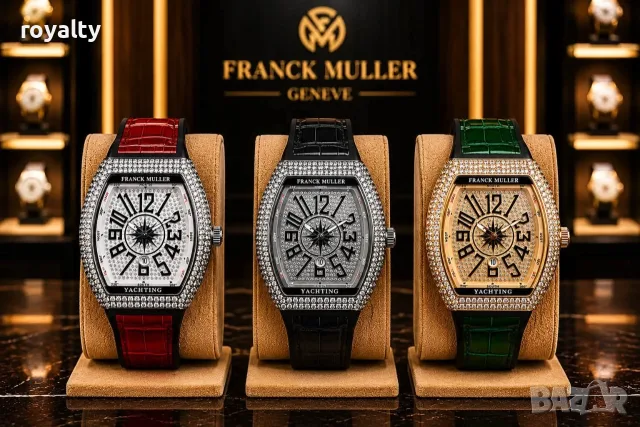 Franck Muller Мъжки Часовник Кварцов Механизъм Различни Цветове 