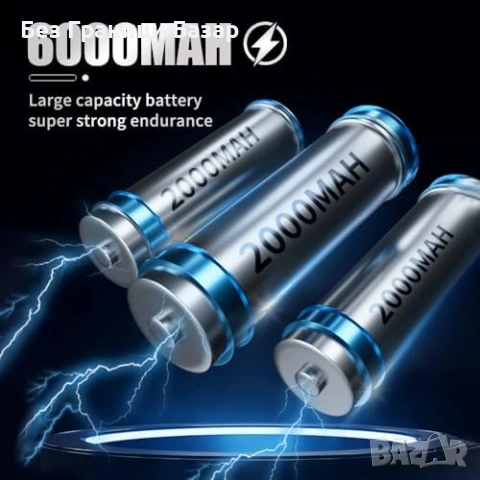 Нова Мощна акумулаторна прахосмукачка за автомобил и дом, 4 в 1, 6000mAh, снимка 5 - Прахосмукачки - 55071394