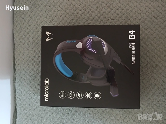 Геймърски слушалки Microlab G 4 pro в отлично състояние , снимка 2 - Слушалки за компютър - 55219970