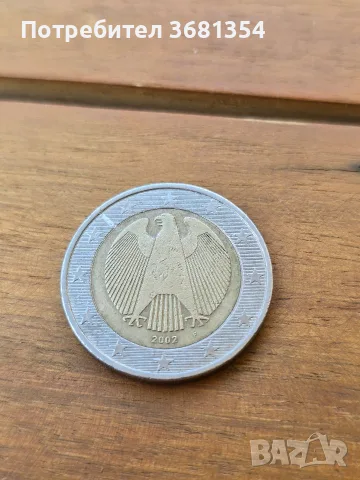 Рядка монета 2€ ,Германия 2002 F, снимка 2 - Нумизматика и бонистика - 55320322