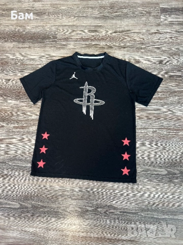 Мъжка!Jordan x James Harden 13 x Houston Rockets All-Star Play T-shirt размер М