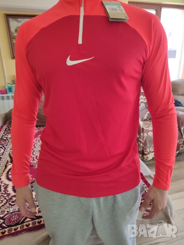 Мъжка спортна блуза с дълъг ръкав Nike, размер М, снимка 2 - Блузи - 55207834