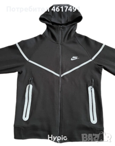 МЪЖКО ГОРНИЩЕ NIKE FZ0754-010 TCH SSNL TF+ WR FZ ЧЕРНО, снимка 2 - Суичъри - 53974385