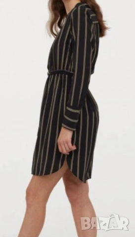 Асиметрична рокля тип риза , снимка 2 - Рокли - 53955678