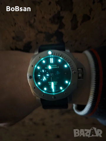 Panerai Submersible Titanium 1950 3 Days Automatic PAM00305, снимка 13 - Мъжки - 54093220