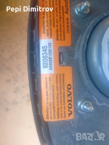 Airbag за Volvo S60 I Sedan (07.2000 - 04.2010), № 9208345, снимка 2 - Части - 54861129