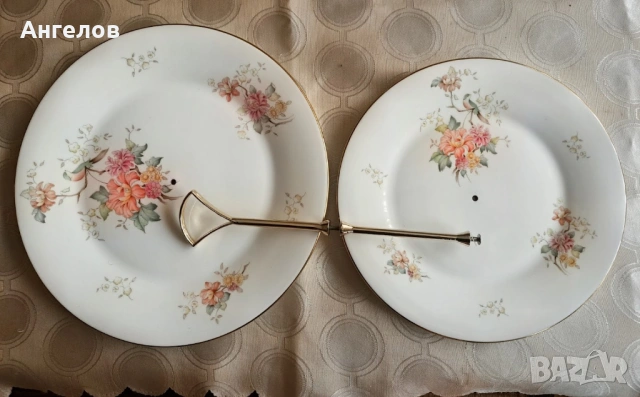 ROYAL DOULTON! Двуетажен винтидж порцеланов поднос, снимка 5 - Антикварни и старинни предмети - 54352542