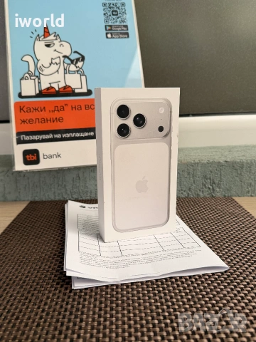 НОВ❗️24М ГАРАНЦИЯ❗️ iPhone 17 Pro Лизинг от 45€/мес Silver 256Gb⚠️