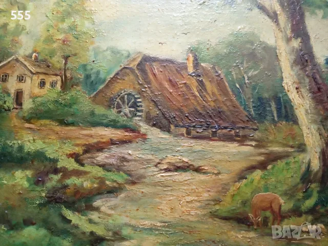 Голяма картина масло - пейзаж, снимка 7 - Картини - 55344956