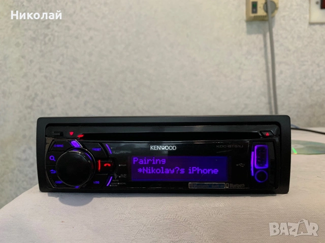 Авто Cd Kenwood Bluetooth, снимка 5 - Аксесоари и консумативи - 55178216