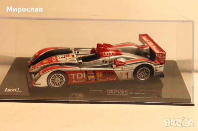 1:43 IXO AUDI R 10 TDI LE MANS КОЛИЧКА РАЛИ МОДЕЛ, снимка 2 - Колекции - 54000124