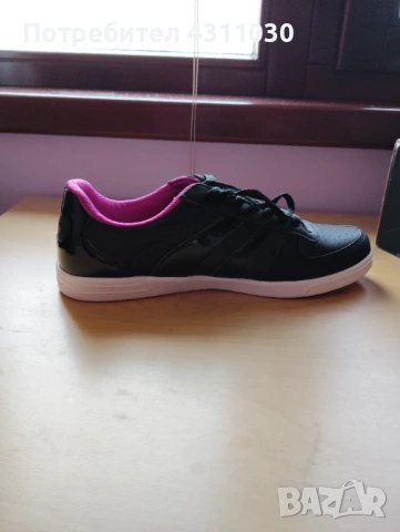 Дамски черни кожени маратонки 42 номер, снимка 7 - Маратонки - 54219471