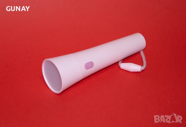 Lalarma Flashlight Rosa Премиум LED Фенерче USB-C Като Ново Розово Акумулаторно, снимка 2 - Друга електроника - 54265636
