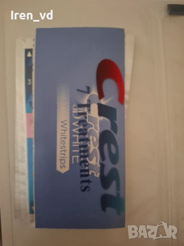 Crest избелващи ленти за зъби