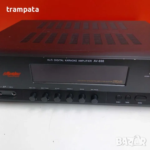 НАЙ ДОБРАТА ОФЕРТА Усилвател / Кариоки McVoice AV-698, снимка 3 - Ресийвъри, усилватели, смесителни пултове - 55151500
