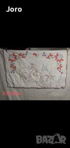 стари ръчно шити ковьори, снимка 3 - Декорация за дома - 55361452