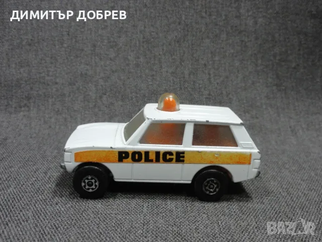 СТАРА РЕТРО МЕТАЛНА КОЛИЧКА MATCHBOX ENGLAND POLICE PATROL , снимка 2 - Колекции - 55428382