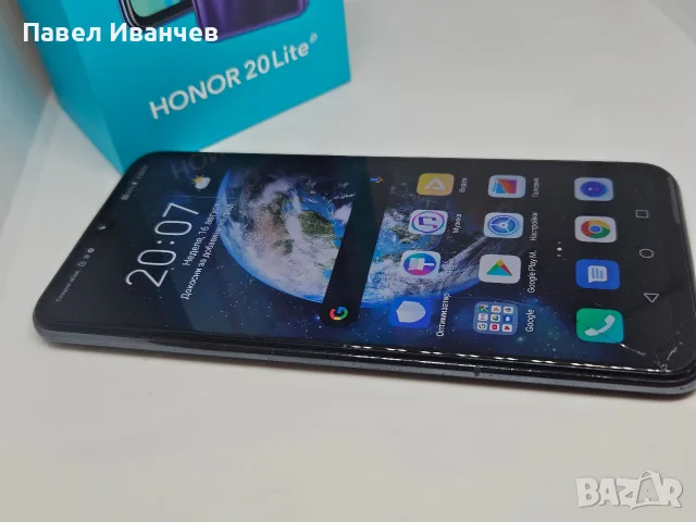 Huawei Honor -20 Lite -128GB/4GB,Dual SIM,Blue, снимка 4 - Huawei - 55683124