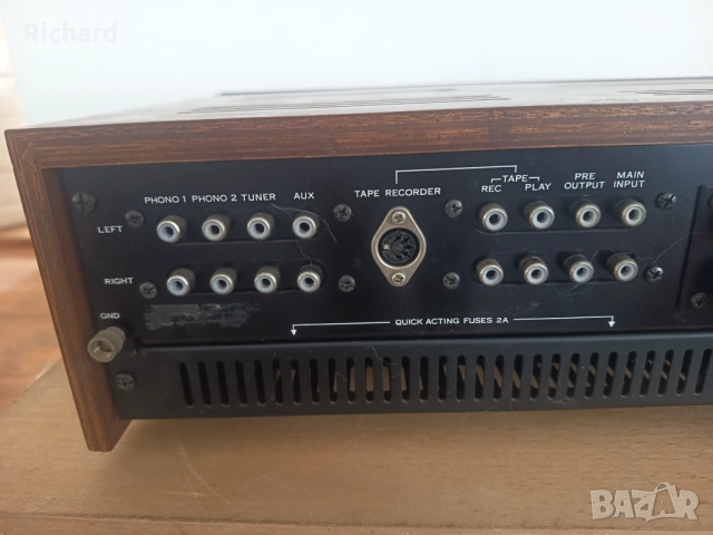 Sansui AU555A Amplifier Перфектно, снимка 2 - Ресийвъри, усилватели, смесителни пултове - 54790499